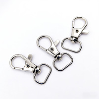 Mousqueton à bouche de poisson en alliage de zinc haute élasticité, norme européenne, pour bagages, porte-clés de poupée, accessoire de bijouterie DIY