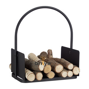 Oniya Ensemble de Cheminée Moderne Classique Noir Métal <span class=keywords><strong>Bois</strong></span> de Chauffage Panier à Bûches Rack Foyer Intérieur <span class=keywords><strong>Kit</strong></span> de Transport de Stockage en <span class=keywords><strong>Bois</strong></span> - Product Image 1