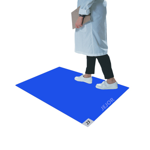 Màu xanh dính thảm sàn phòng sạch dính Mat dính sàn loại bỏ bụi lột Pad thanh lọc lối vào Tacky mat - Product Image 2