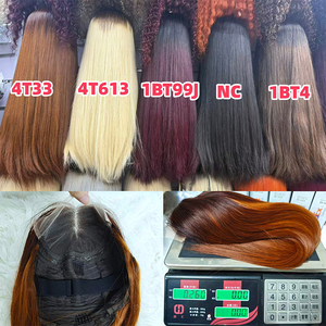 Promoción Letsfly 114$ al por mayor, peluca de cabello humano virgen 100% liso sedoso con cierre de encaje 5x5 2x6, densidad 250% - Product Image 2