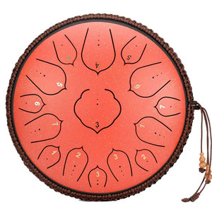 Tamburo Etereo D, Tamburo della Nascita della Memoria, Tamburo a Lingua, Tamburo Anti-Stress, Strumento a Percussione, Disco Cavo Colorato per Batterista - Product Image 1