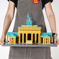 Porte de Brandebourg - Berlin, Allemagne - Blocs de construction d'architecture célèbre pour les marques de jouets en marque blanche, cadeaux de collection en gros