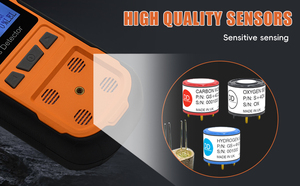 <span class=keywords><strong>MINQIN</strong></span> Giftgasdetektor für Kohlenmonoxid, Sauerstoff, Brennbare Gase und Schwefelwasserstoff mit Schnellreaktion und Lichtalarm ABH841 Multi-Gas - Product Image 4
