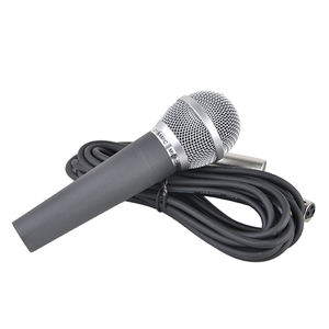 Micrófono Dinámico Profesional con Cable para Grabación de Audio, Karaoke y Podcast, Modelo DM-673 - Product Image 1