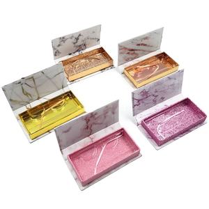 3 D25mm20mm Wimpern verkäufer Großhandel Custom Rose Gold Verpackungs box mit UV-Vorteil Kostenlose Probe mit Logo-Anpassung - Product Image 1