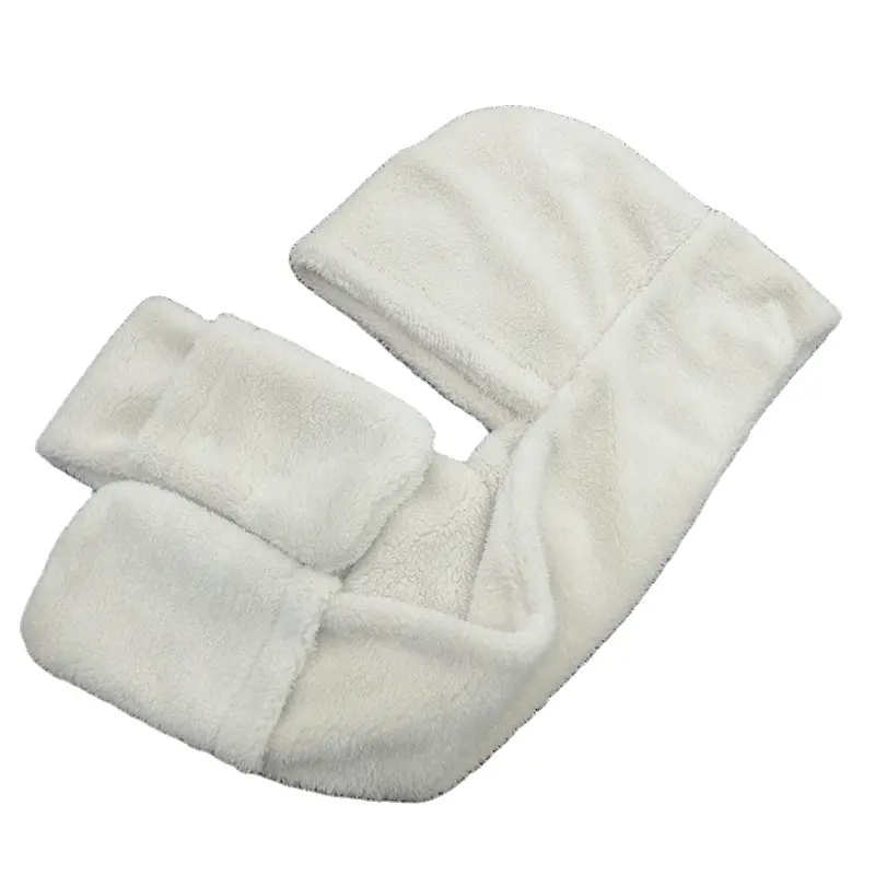 Invierno Sherpa sombrero bufanda guantes Conjunto cálido polar bufanda, sombrero y guantes conjuntos conjunto de tres piezas