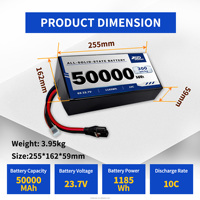 Baterai Drone 50000mAh 3.95V Baterai Lithium Solid State 6S/8S/12S/14S/18S/24S/28S untuk Drone UAV dan Atored Energy
