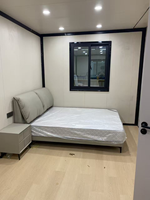 Maison conteneur de luxe extensible de 20 pieds, appartement de 40 pieds avec écran pliable