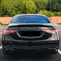 Kit carrosserie de conversion style B pour Mercedes Benz Classe S W223 2021-2022 : Lame de pare-chocs avant, diffuseur arrière, jupes latérales et spoiler