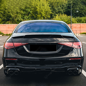 Pour Mercedes Classe S W223 2021-2022 : Nouveau kit de carrosserie en PP, style B, comprenant lèvre de pare-chocs <span class=keywords><strong>avant</strong></span>, diffuseur arrière et jupes latérales (convertis). - Product Image 5