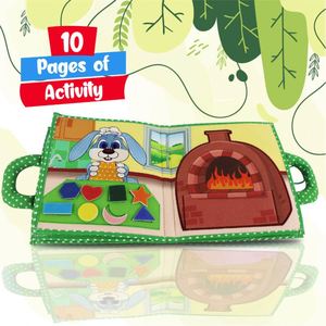 Jouet mon premier <span class=keywords><strong>livre</strong></span> d'<span class=keywords><strong>activités</strong></span>, <span class=keywords><strong>livre</strong></span> d'<span class=keywords><strong>activités</strong></span> en <span class=keywords><strong>tissu</strong></span> doux de 10 pages, <span class=keywords><strong>livre</strong></span> d'<span class=keywords><strong>activités</strong></span> pour le développement précoce, jouet en peluche éducatif, jouet éducatif en stock - Product Image 4