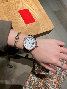 Reloj mecánico automático moderno y elegante con diamantes incrustados, correa de piel de vaca con diseño de cocodrilo marrón - Product Image 5