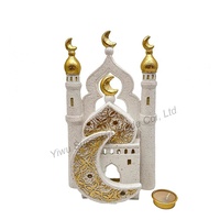 Décorations du Ramadan Superwin CTO 2026, mosquée en résine faite à la main, décoration de bureau du Ramadan, ornement de table musulman Eid Mubarak