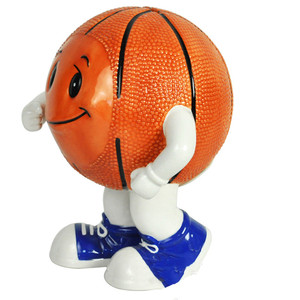 Tùy Chỉnh Thiết Kế Gốm Kid Con Heo Đất Bóng Rổ Bóng Đá Tiền Xu Hộp Ngân Hàng Hộp Tiền - Product Image 6