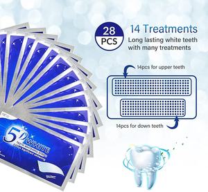 Bandes blanchissantes 5D blanches 6% HP ou sans <span class=keywords><strong>peroxyde</strong></span>, 28 bandes blanchissantes pour fumer, café, Soda, vin, élimination des taches - Product Image 2