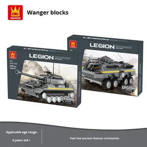 Wangge 3660 <strong>Tank</strong> Model Boys' Toy ABS Plastic DIY Small Particle Assembly Building <strong>Blocks</strong> - Product Image 3