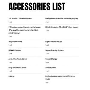 Real Ar Interactive Projection Arcade Game Machine Bike Racing Ciclismo <span class=keywords><strong>Simulador</strong></span> Fitness Sport Indoor Dynamic Bicycle Simulator - Product Image 2