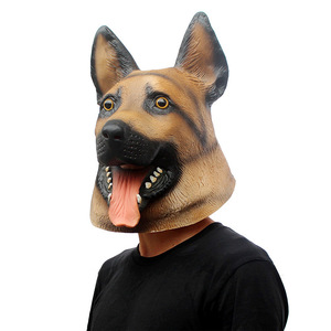 Máscara de Espantapájaros para Halloween, Navidad, Disfraz de Terror, Accesorios de Película de Terror, Cosplay de Animal, Perro, Látex, Cubrecabezas Completo, Fiesta, Escape - Product Image 5