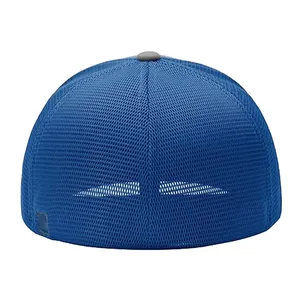 High crown logo personalizzato regolabile outdoor mesh 2 cappellini trucker colorati gorra