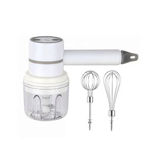 Robot culinaire électrique portable 3 en 1 avec logo personnalisé, mixeur à viande, batteur à œufs multifonction haute puissance, mixeur alimentaire - Product Image 4