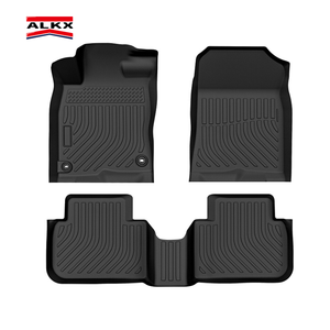 Водонепроницаемые автомобильные коврики TPE для Honda Civic 2006-2025, полный комплект из 5 шт., черные, 3D, всесезонная защита - Product Image 4