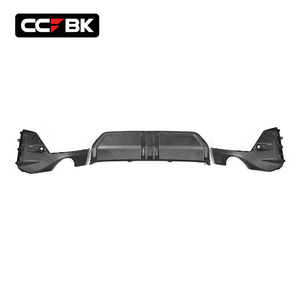 Para <span class=keywords><strong>BMW</strong></span> G20 G21 LCI M Sport 320i 325i 330i 330d <span class=keywords><strong>2023</strong></span>-2026, Difusor Trasero Inferior de Parachoques Estilo MP de Fibra de Carbono Seca, Cubierta 51195A4F525 - Product Image 4