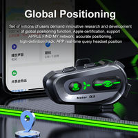 Casque Bluetooth pour moto D3, positionnement global, réduction intelligente du bruit, étanche IP56, double cœur, double CPU 5.3 + 5.1