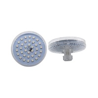 Lumière LED Cabochon RGB Extérieure Étanche IP65 E14 AC24 100mm 36 Pièces CRI 85 à Fonctionnement Automatique en Plastique pour Parcs Thématiques