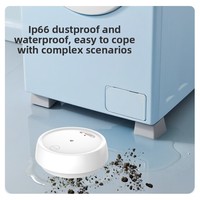 Dispositif d'alarme de détection de fuite d'eau à faible niveau, étanche, certifié CE, sans fil Zigbee/WiFi, application mobile 433, télécommande TUYA, 80 dB