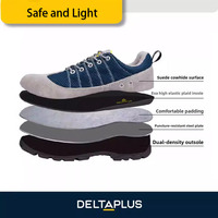 Zapatos de Seguridad DELTAPLUS con Puntera de Acero, Duraderos, de Cuero, para Invierno, Aislados 12KV, Anti-Impactos, Anti-Pinchazos, Transpirables, con Absorción de Impactos