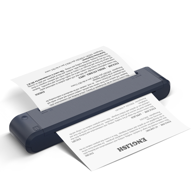 Wireless Handheld Business Trip Use A4 Thermal Paper Office Mini Portable Printer +USB Interface 1200mAh Battery Stock