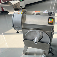 Commerciële automatische elektrische groentesnijmachine, industriële fruit- en wortelgroentesnijder, -snijder en -hakselaar