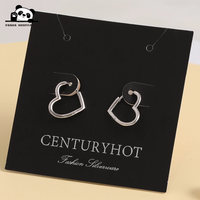 Tarjetas de presentación personalizadas con logotipo para joyería: anillos, collares, pendientes, etiquetas de cuidado y embalaje.