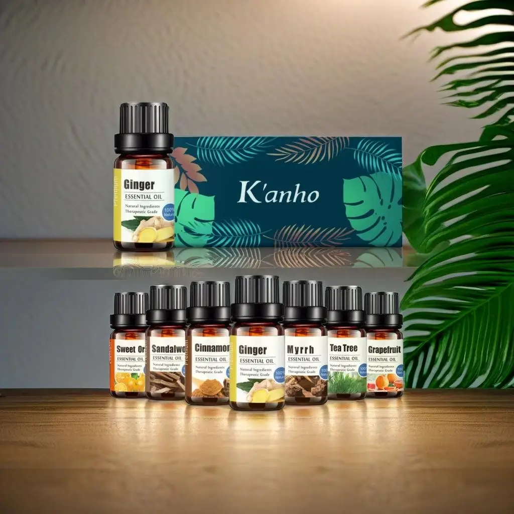 Productos para el crecimiento del cabello Kanho Aceite esencial para el cabello de crecimiento rápido de jengibre