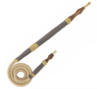 Tuyau de narguilé personnalisé de luxe d'usine OEM accessoires de Sheesha de narguilé avec la technique de miroir pour le narguilé chicha de pipe de Shisha