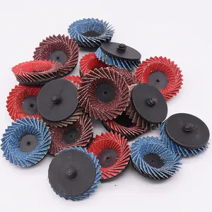 50mm 75mm mini cup flap disc quick change disc 2inch 3inch with za/ceramic/alox material TR/TS type