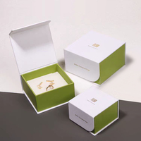 Boîte à bijoux personnalisée avec tiroir coulissant et fenêtre transparente, emballage en carton avec logo, pour colliers, cristaux et faux cils