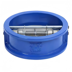 Válvula de Retención de Disco Doble de Una Vía DN50-600 con Certificación CE, Estándar BS <span class=keywords><strong>EN</strong></span> ASME DIN, Material DI <span class=keywords><strong>CI</strong></span> SS304, Asiento de EPDM - Product Image 2