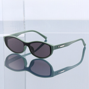 Retro Cat Eye Sunglasses Small Frame UV Protection <strong>Sun</strong> <strong>Glasses</strong> White Enhancing Fashionable Round <strong>Square</strong> <strong>Face</strong> Suitable - Product Image 4