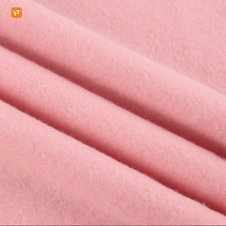 Cashmere Double Faced Smooth Heavyweight 300gsm Twill Woolen Fabric Autumn Winter Classic Plain Color Optional Hat Pants Coat