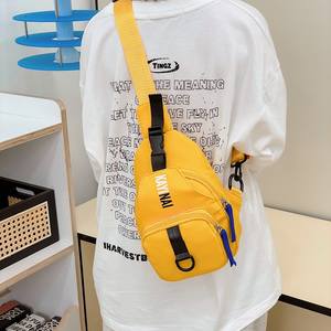 2025ใหม่กระเป๋าผ้าใบสำหรับ<span class=keywords><strong>เด็ก</strong></span>อินเทรนด์กระเป๋าคาดอกสะพายไหล่ข้างเดียวกันน้ำมีซิปสำหรับ<span class=keywords><strong>เด็ก</strong></span>ผู้ชาย<span class=keywords><strong>เด็ก</strong></span>ผู้หญิงไปโรงเรียน - Product Image 4