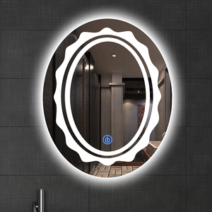Espejo de Baño LED Inteligente con Retroiluminación Lunar y Antivaho, Diseño Circular Personalizado 2026, <span class=keywords><strong>para</strong></span> Hoteles, Gimnasios y Apartamentos - Product Image 6