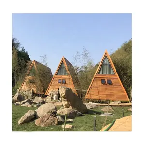 Deepblue Smarthouse popular prefab light steel frame Triangular house for resort holiday hotel