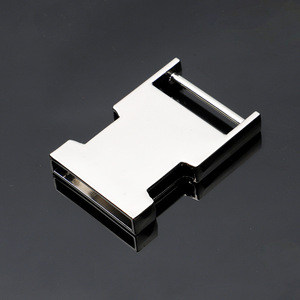 Hebilla Deslizante de Aleación Metálica para Bolsos, Color Plata y Negro, Duradera - Product Image 2