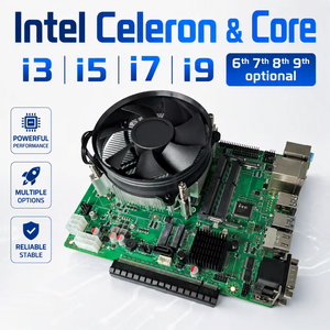 Placa Base Industrial 6 COM Dual HDMI 4K con <span class=keywords><strong>Socket</strong></span> LGA1151 para Core I3 I5 I7 <span class=keywords><strong>I9</strong></span>, PCIe X16, M.2 SSD, DDR3, DDR4, 12V DC - Product Image 3