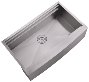 <span class=keywords><strong>Lavello</strong></span> da <span class=keywords><strong>Cucina</strong></span> Semi Incassato in Acciaio Inox SUS304 di Alta Qualità, <span class=keywords><strong>Lavello</strong></span> a Grembiule Stile Farmhouse a Vasca Singola per <span class=keywords><strong>Cucina</strong></span> - Product Image 3