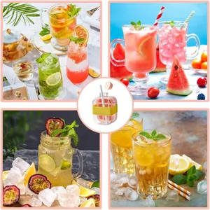 500/800ML Eco-Friendly Zenidoo Portable <b>Silicone</b> Ice Mold Food Grade Release Ice Maker Outdoor Water Bottle Summer Cooling Drink - Product Image 6
