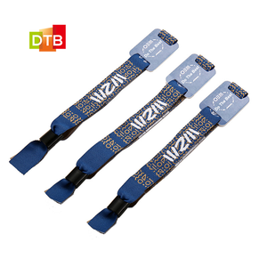 사용자 정의 이벤트 <span class=keywords><strong>NFC</strong></span> 짠 직물 팔찌 재사용 가능한 스마트 티켓 팔찌 지불 가능 RFID 짠 직물 팔찌 - Product Image 3