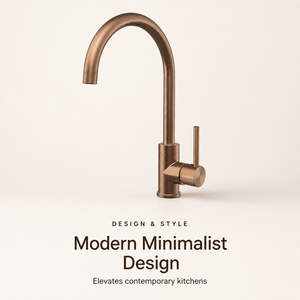 <span class=keywords><strong>Robinet</strong></span> de cuisine monocommande à bec haut, monotrou, en nickel brossé PVD, avec mélangeur col de cygne et aérateur, pour style ferme, hôtel, centre commercial, rotation 360 degrés - Product Image 4