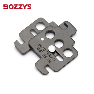 Dispositif de verrouillage MCCB à double tête en acier <span class=keywords><strong>noir</strong></span>, 3 trous, cadenas de sécurité, accessoires pour disjoncteur <span class=keywords><strong>Schneider</strong></span>, utilisation de porte - Product Image 3